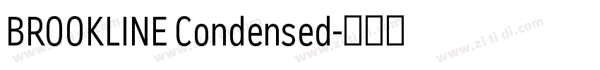 BROOKLINE Condensed字体转换